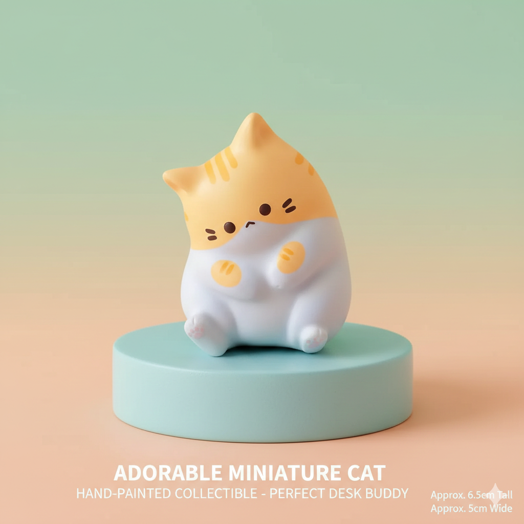 Adorable Cat Squishy Stress Relief Toy - Kawaii Slow Rebound Fidget Squeeze Toy for Kids & Adults, Perfect Halloween/Christmas Stocking Stuffer