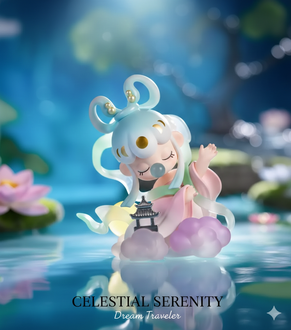 Nanci Poetic Beauty Blind Box: Ethereal Zen Action Figure Doll - Perfect Surprise Toy Gift for Her & Art Toy Collectors