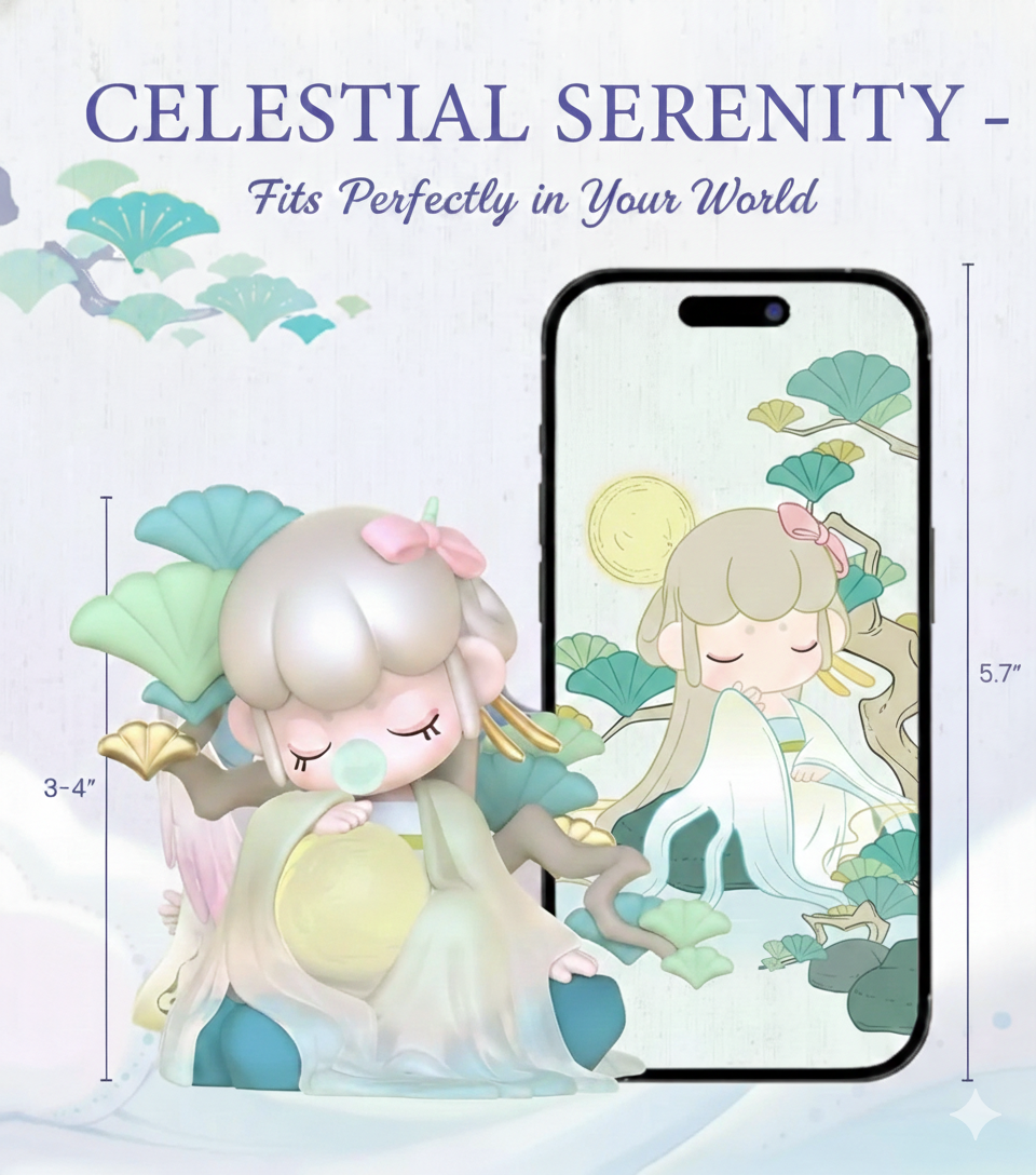 Nanci Poetic Beauty Blind Box: Ethereal Zen Action Figure Doll - Perfect Surprise Toy Gift for Her & Art Toy Collectors